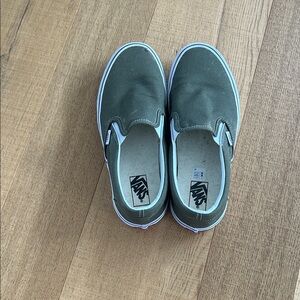 Vans Slip-On Sneakers - Olive
